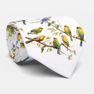 Corbata Songbirds En Una Rama