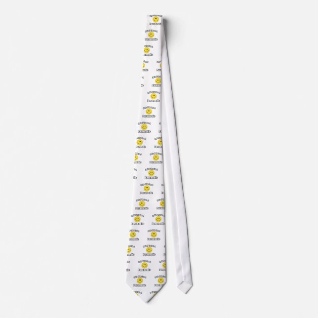 Corbata Sonreír... Me encanta un paramédico (Anverso)