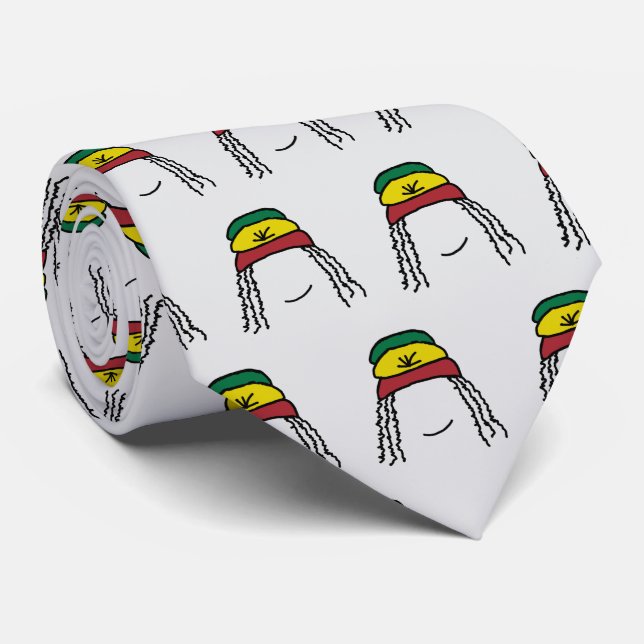 Corbata Sonrisa Rasta (Enrollado)