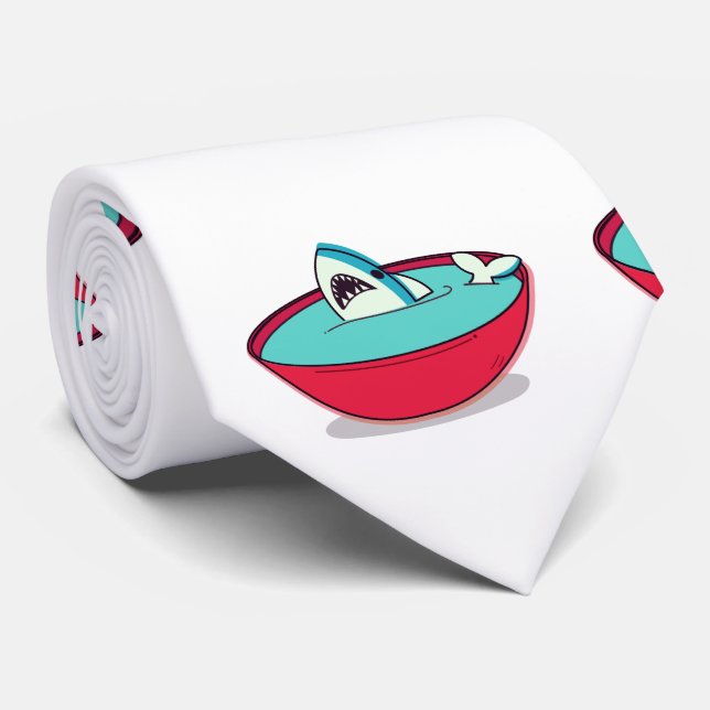 Corbata Sopa de aleta de tiburón (Enrollado)
