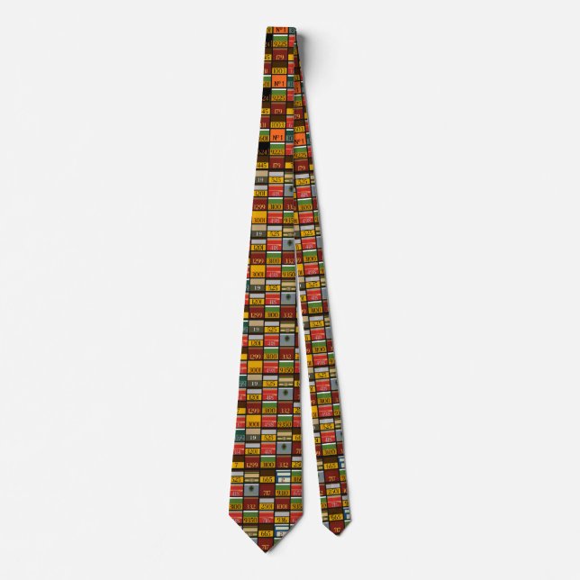 Corbata Southern California Railway Museum Trolley Tie (Anverso)