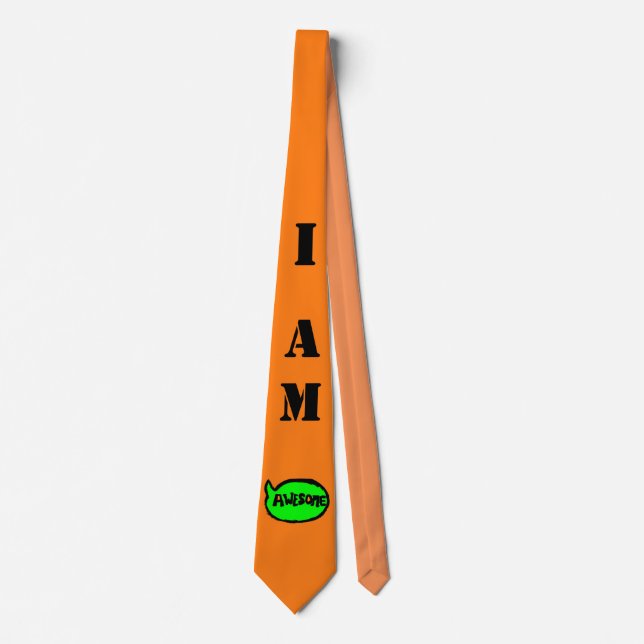 Corbata Soy Impresionante TIE (Naranja de Conos de Tráfico (Anverso)