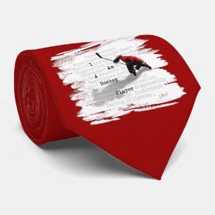 Corbata Soy un jugador de hockey