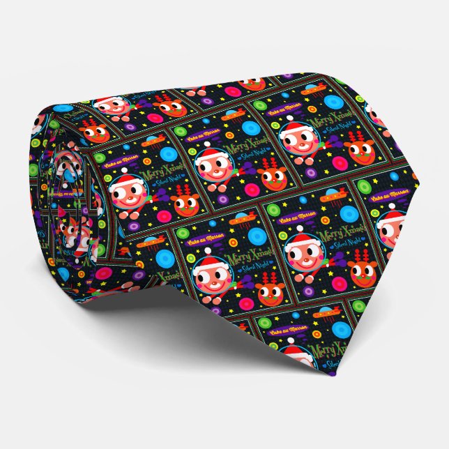CORBATA SPACE SANTA (Enrollado)