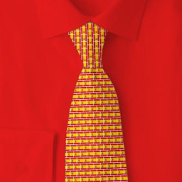 Corbata Spain Flag Brick Pattern