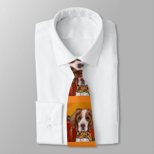 Corbata Spaniel de Bretaña     (Atado)