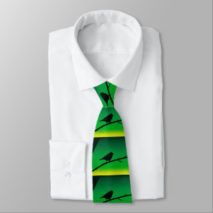 Corbata Sparrow Silhouette On Limonene