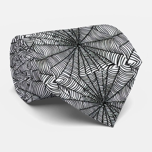 Corbata Spider Web (Enrollado)
