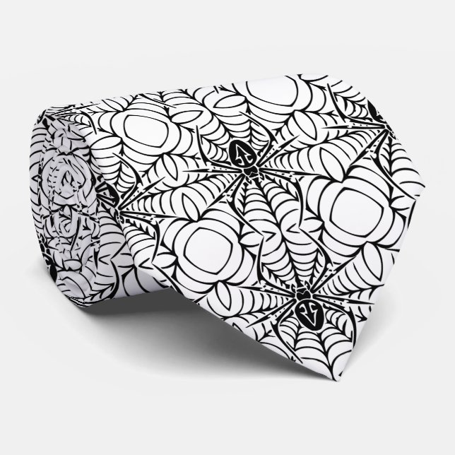 Corbata Spider y Web (Enrollado)