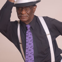 Corbata Spiders y Spider webs Halloween Purple