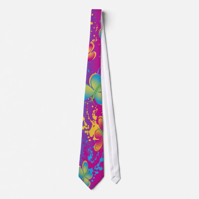 Corbata Splash de mariposa (Anverso)