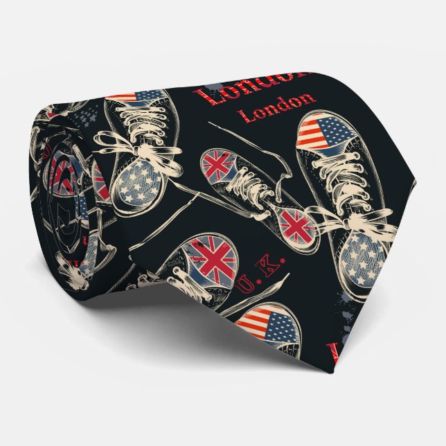 Corbata Sports Boots Fashion Pattern  (Enrollado)