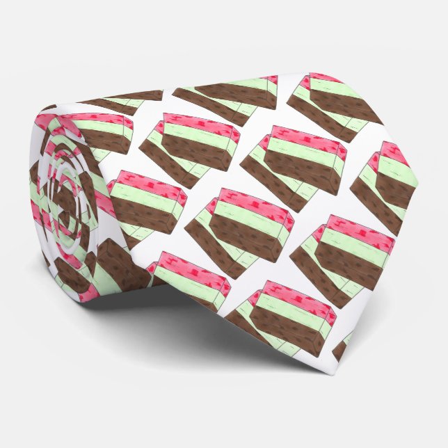 Corbata Spumoni Italiano Gelato Helado Spumone (Enrollado)