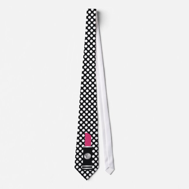 Corbata Srta. Makeup Lipstick Tie (Anverso)