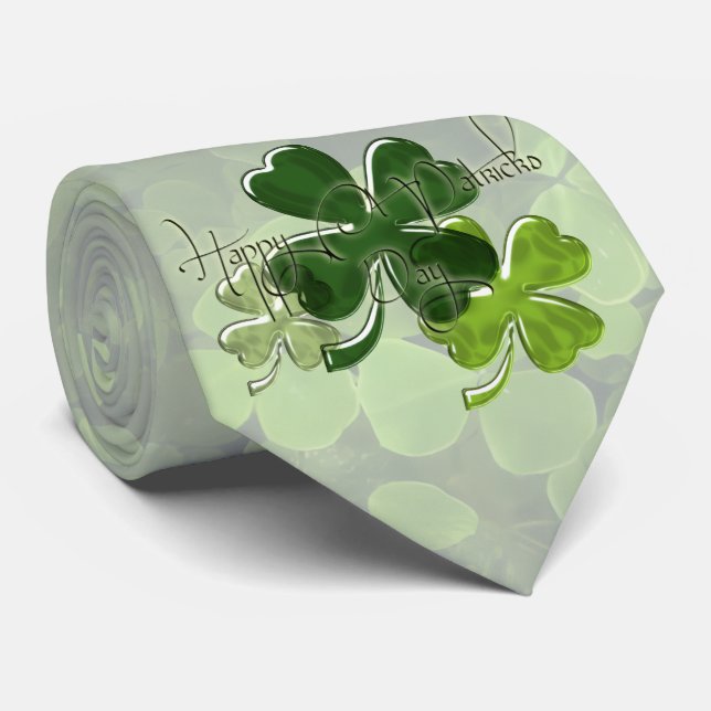 Corbata St. Patrick's Day (Enrollado)