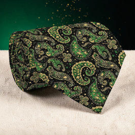 Corbata St. Patrick's Day Paisley Custom Necktie