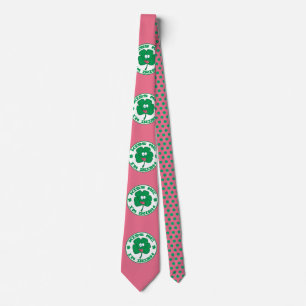 Corbata St. Patrick's Kiss Me soy Irish Polka Dot Necktie