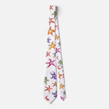 Starfishes coloridas, estrellas del mar Flores Art