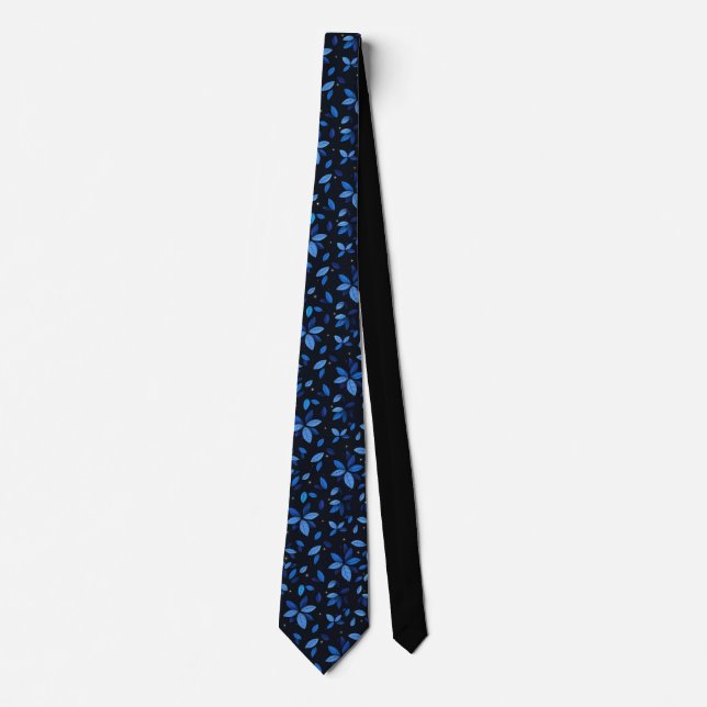 Corbata Starry Night Leaves Tie (Anverso)