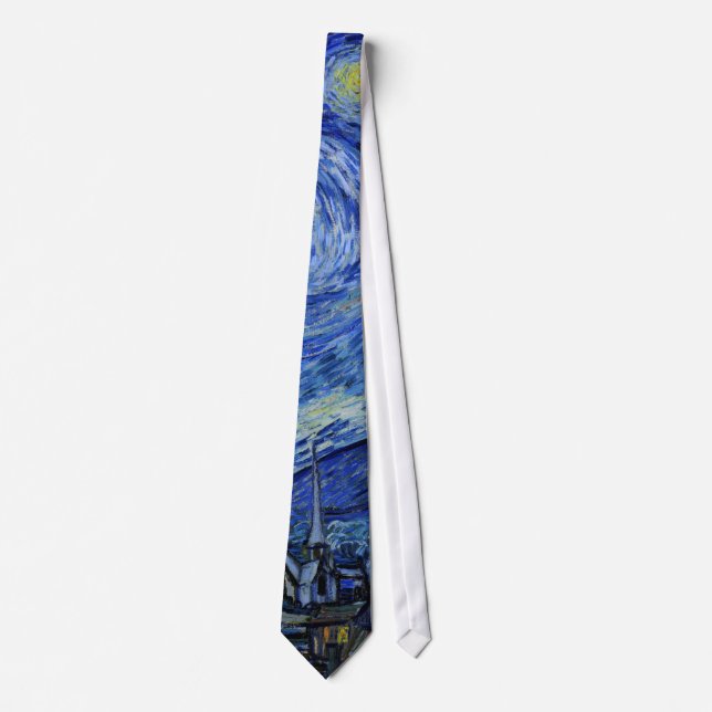 Corbata Starry Night Van Gogh Bella Artes (Anverso)
