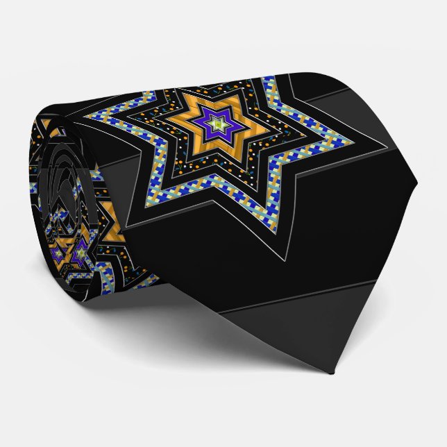 Corbata STARS de David y de Stripes (Enrollado)