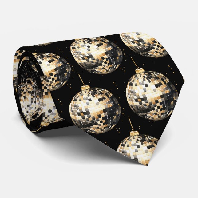 Corbata Steampunk Bola de Disco (Enrollado)