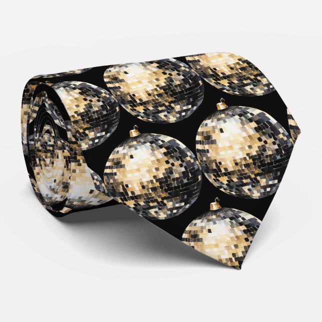 Corbata Steampunk Bola de Disco (Enrollado)