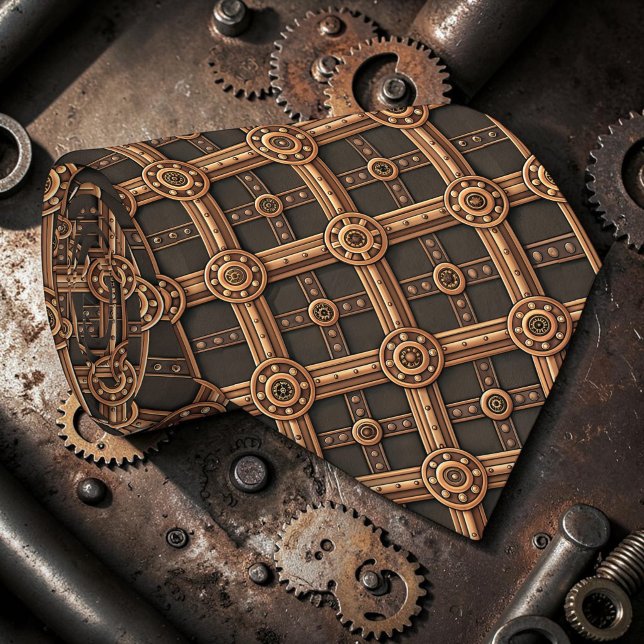 Corbata Steampunk Gears Custom Necktie Tie (Subido por el creador)