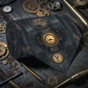 Corbata steampunk industrial personalizada
