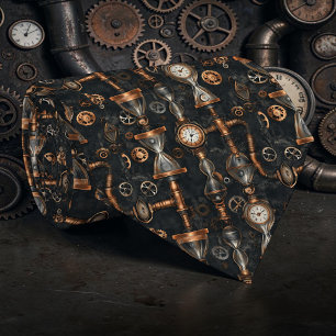 Corbata Steampunk Industrial Personalizada