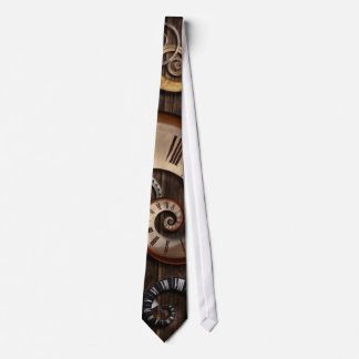 Corbata Steampunk - reloj - máquina de tiempo