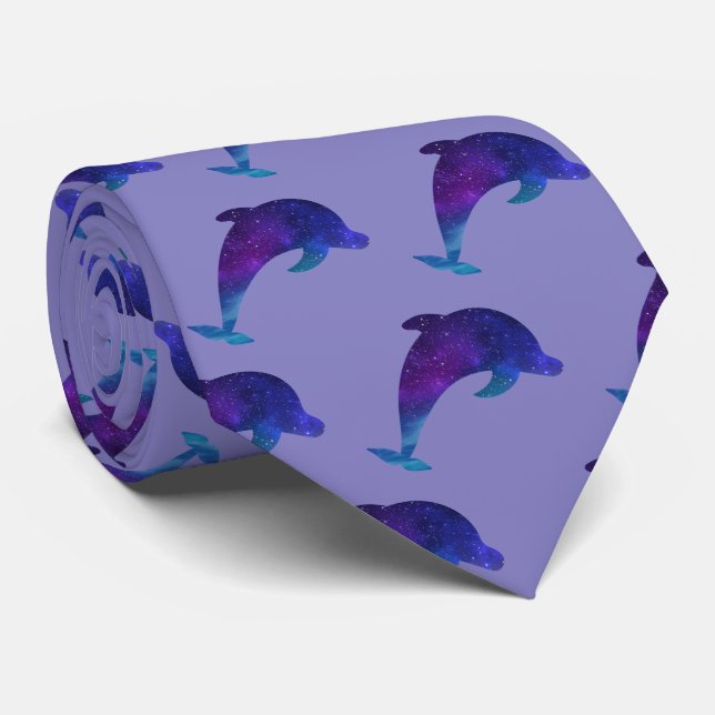 Corbata Sterne Galaxis Delphin Stars Galaxy Dolphin (Enrollado)