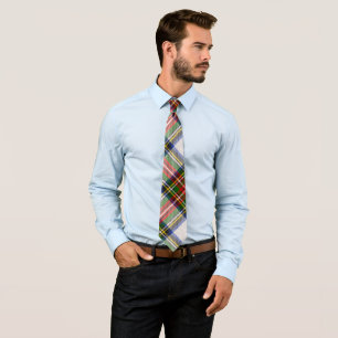 Corbata Stewart Royal Vress Plaid Scottish Pattern