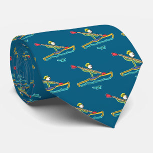Corbata Stickman en kayak