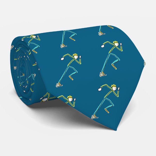 Corbata Stickman velocista (Enrollado)