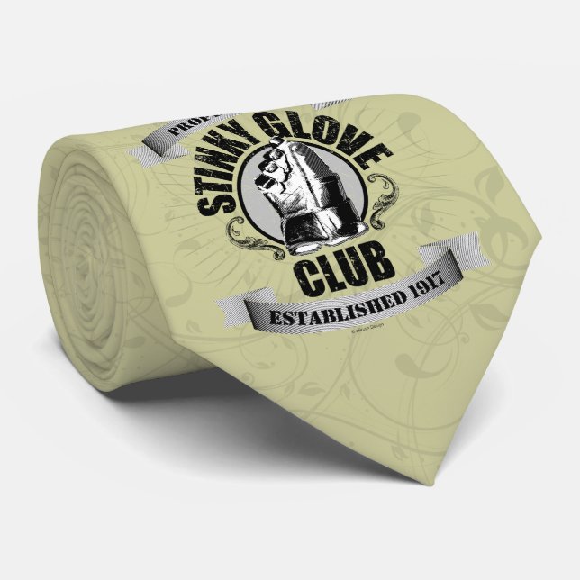 Corbata Stinky Glove Club (hockey) (Enrollado)