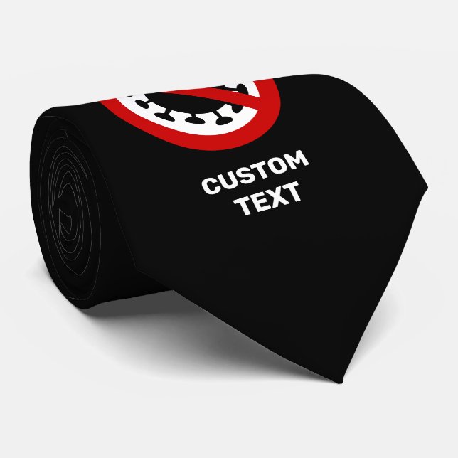 Corbata Stop Coronavirus (Enrollado)