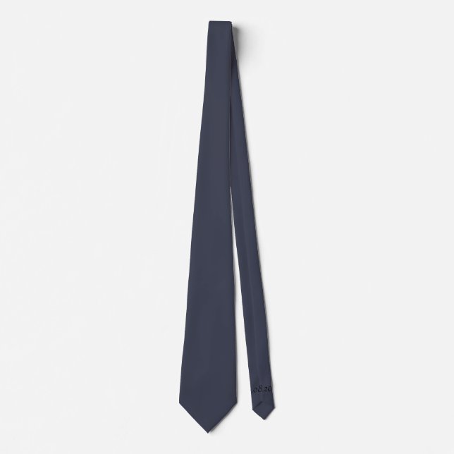 Corbata Stormy Blue Boda Tie (Anverso)