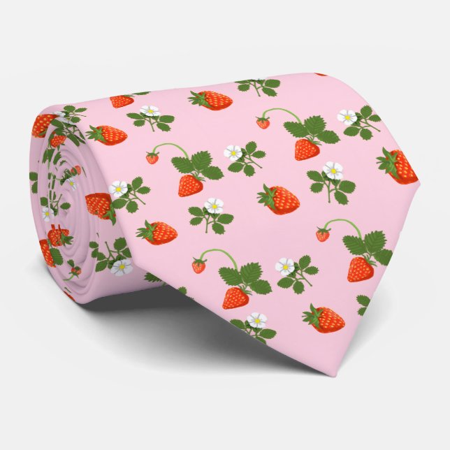 Corbata Strawberries (Enrollado)