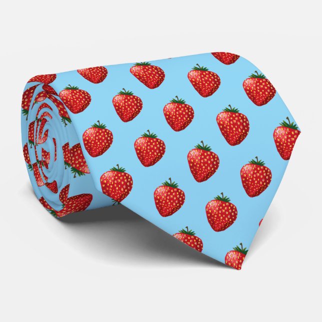 Corbata Strawberries (Enrollado)