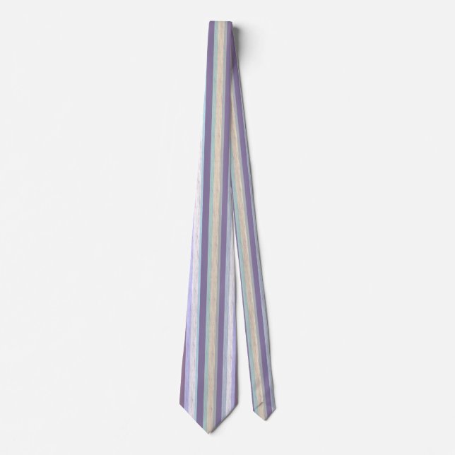 Corbata Stripe muy playero - ciruela de playa (Anverso)