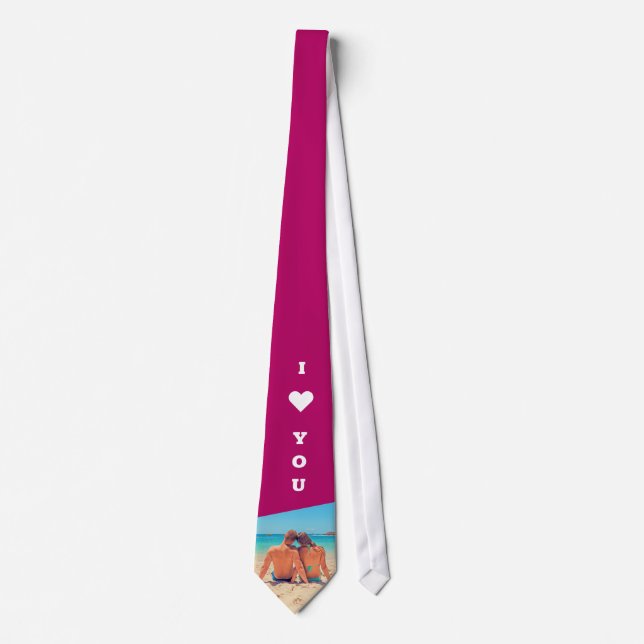 Corbata Su Boda fotográfico Neck Tie Personalizado Textos  (Anverso)