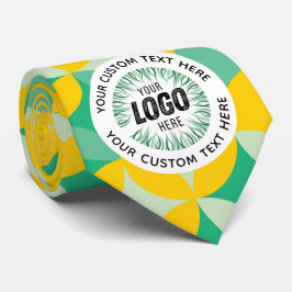 Corbata Su logotipo Personalizado Monograma o texto person
