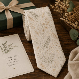 Corbata Suave Floral Boho
