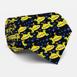 Corbata Submarinos amarillos juguetones