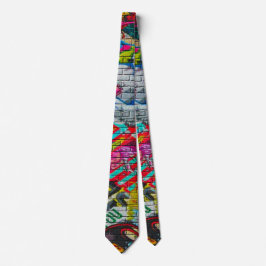 Corbata subterráneo urbana de la pintada de NY