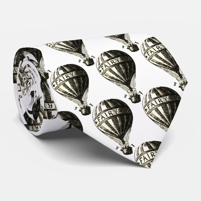 Corbata Sueños de época - Globo de aire caliente de arte r (Enrollado)