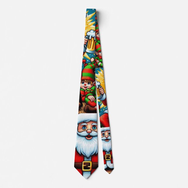 Corbata Suéter feo de Navidad (Anverso)