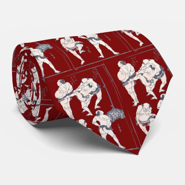 Corbata Sumo wrestlers in preparation (Enrollado)