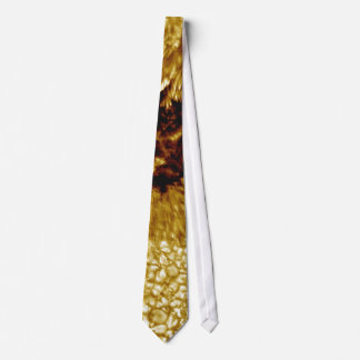 Corbata Sun/mancha solar en oro